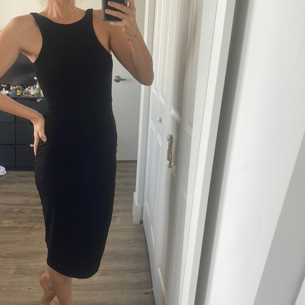 Nookie Black Midi Dress